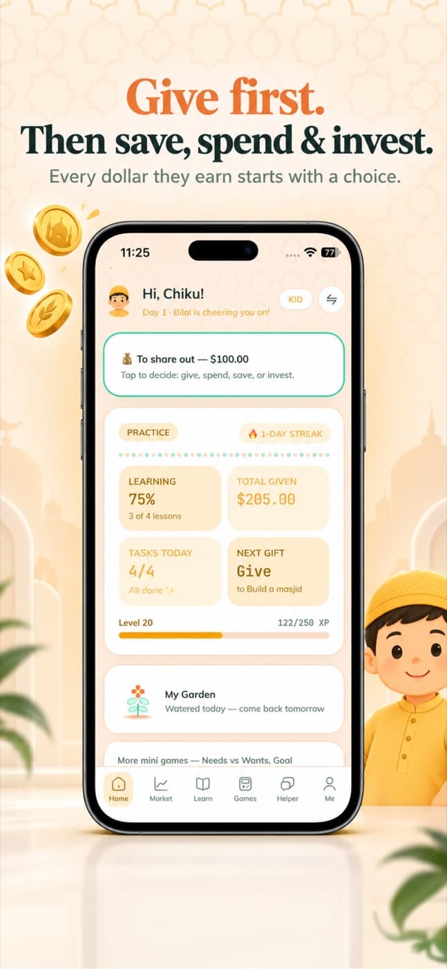 Falah app — Give first