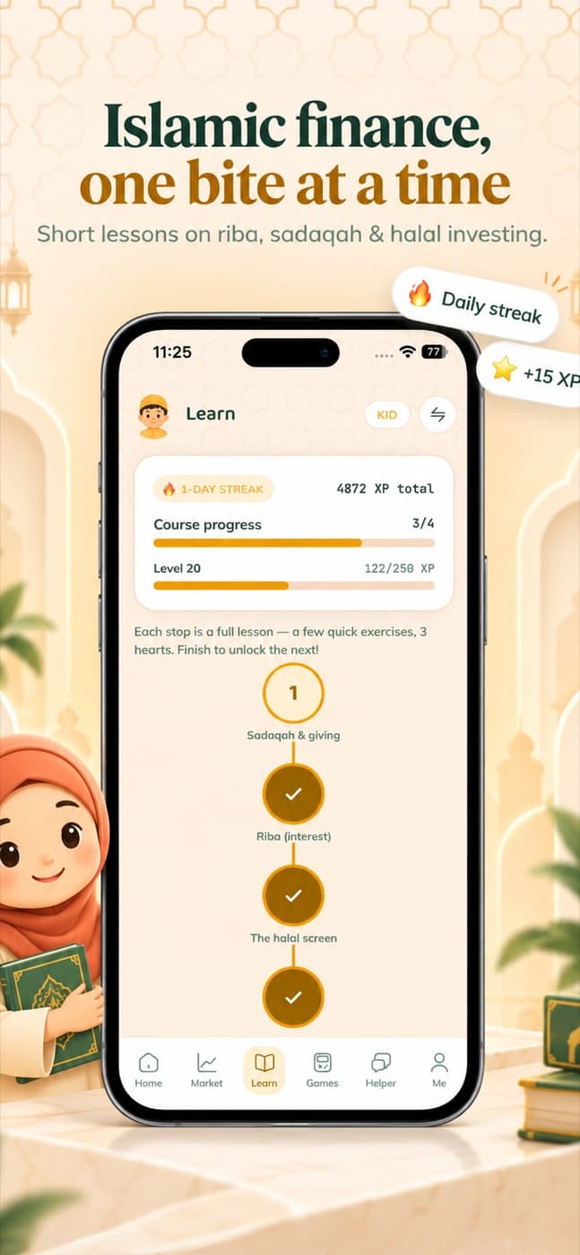 Falah app — Lessons