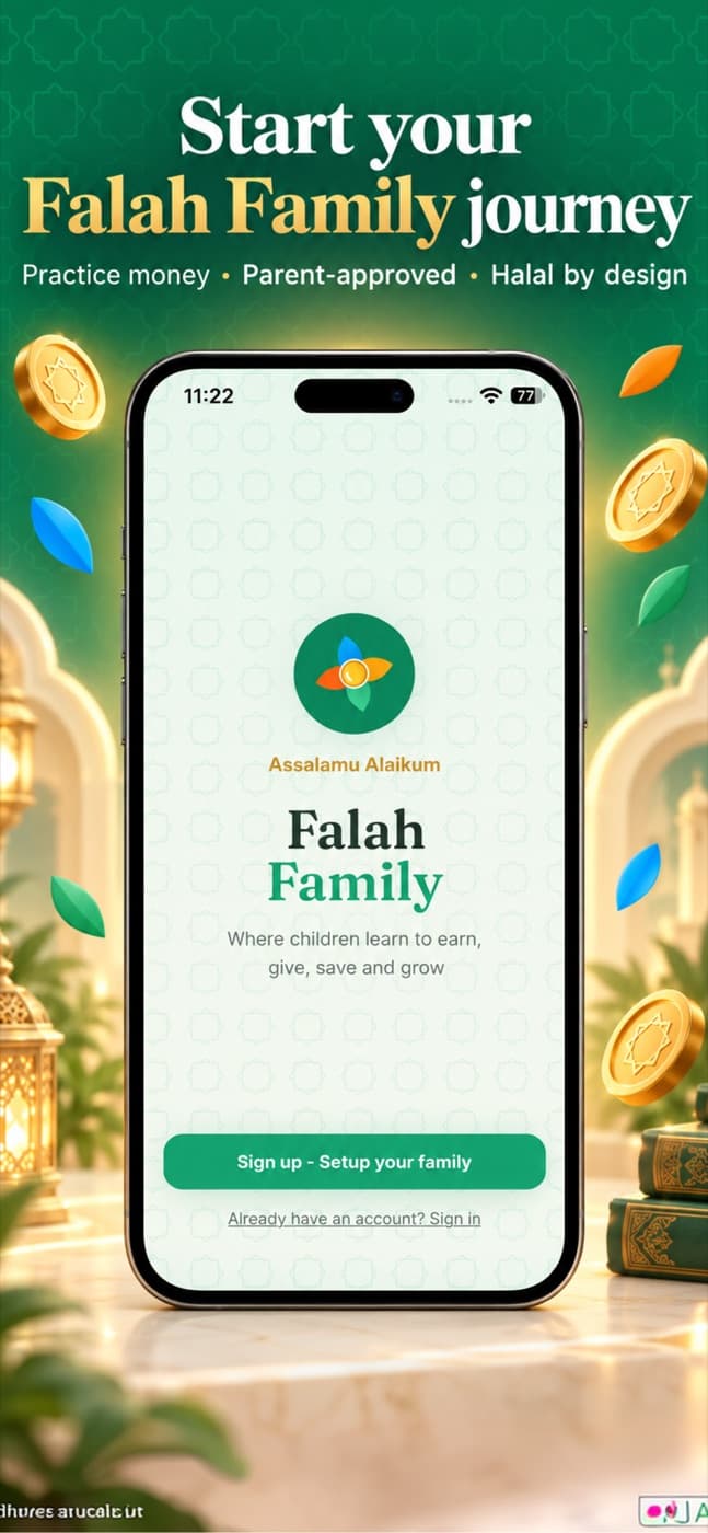 Falah app — Start your journey